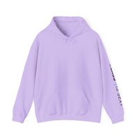 Glass Is Sexy sleeve text Hoodie | White hooded sweatshirt