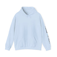 Glass Is Sexy sleeve text Hoodie | White hooded sweatshirt